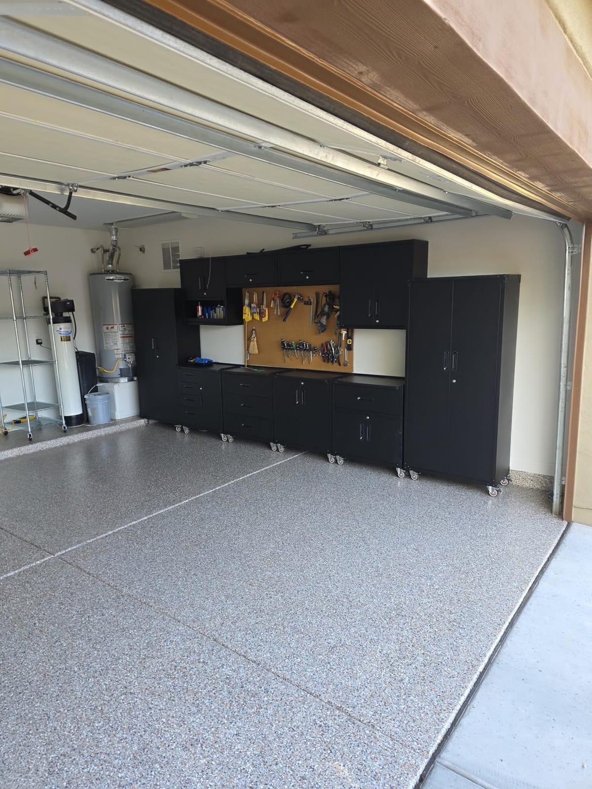 Garage Cabinet System | Heavy Duty Steel All-in-One Modular Garage Cabinet Set for Ultimate Workshop Organization | Easy Assembly Garage Storage Cabinets & Tool Bench customer photo 1