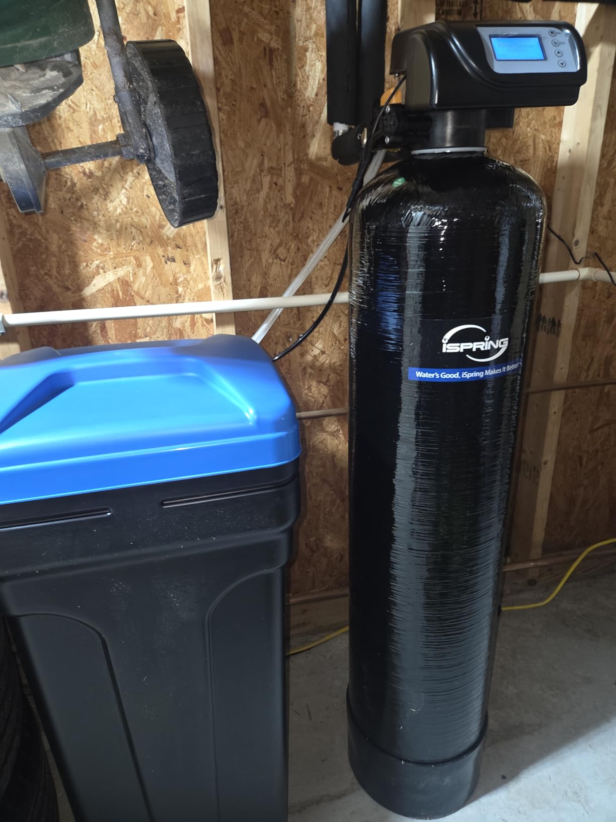 iSpring WCSTB45KG 45,000 Grains Whole House Water Softener with Brine Tank customer photo 1