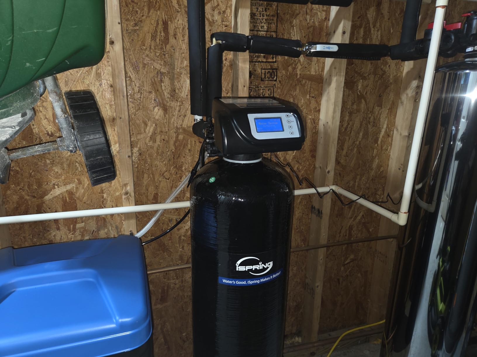 iSpring WCSTB45KG 45,000 Grains Whole House Water Softener with Brine Tank customer photo 2