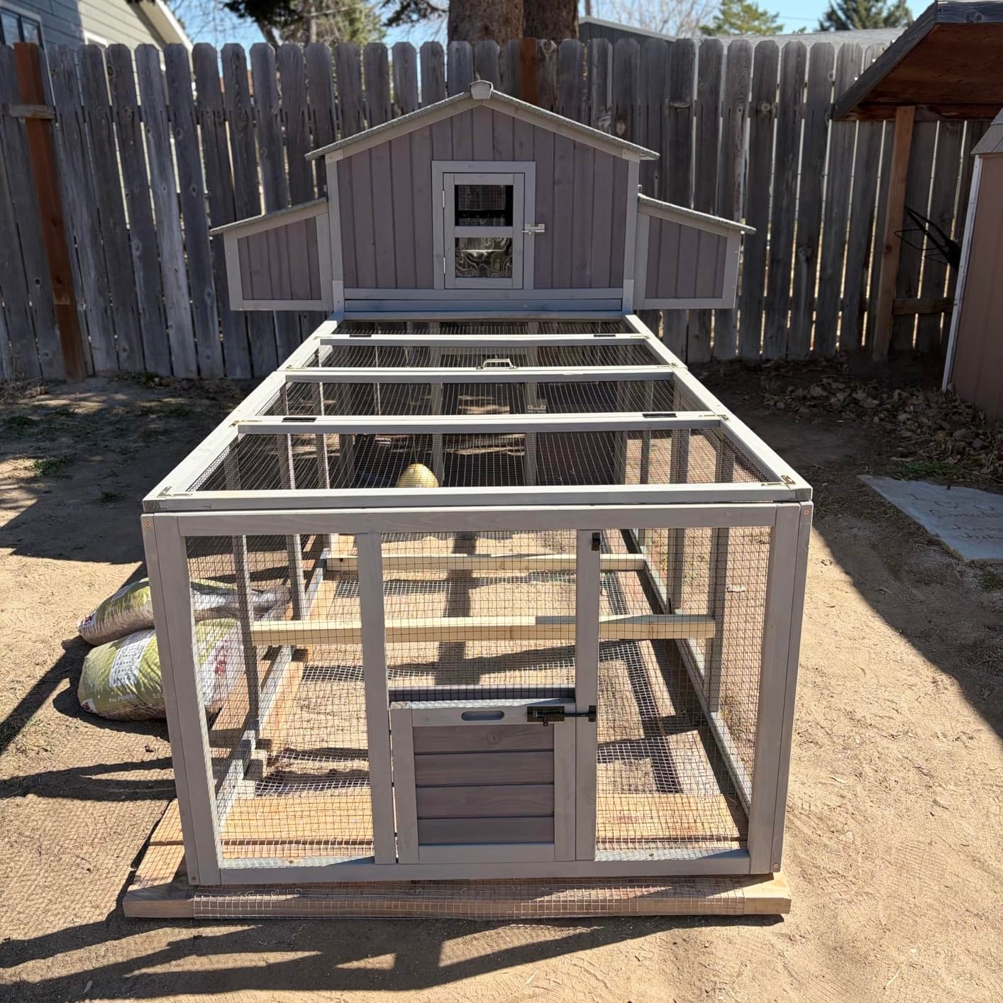 Aivituvin Extra Large Chicken Coop with Run for 6-10 Chickens, Weatherproof customer photo 2