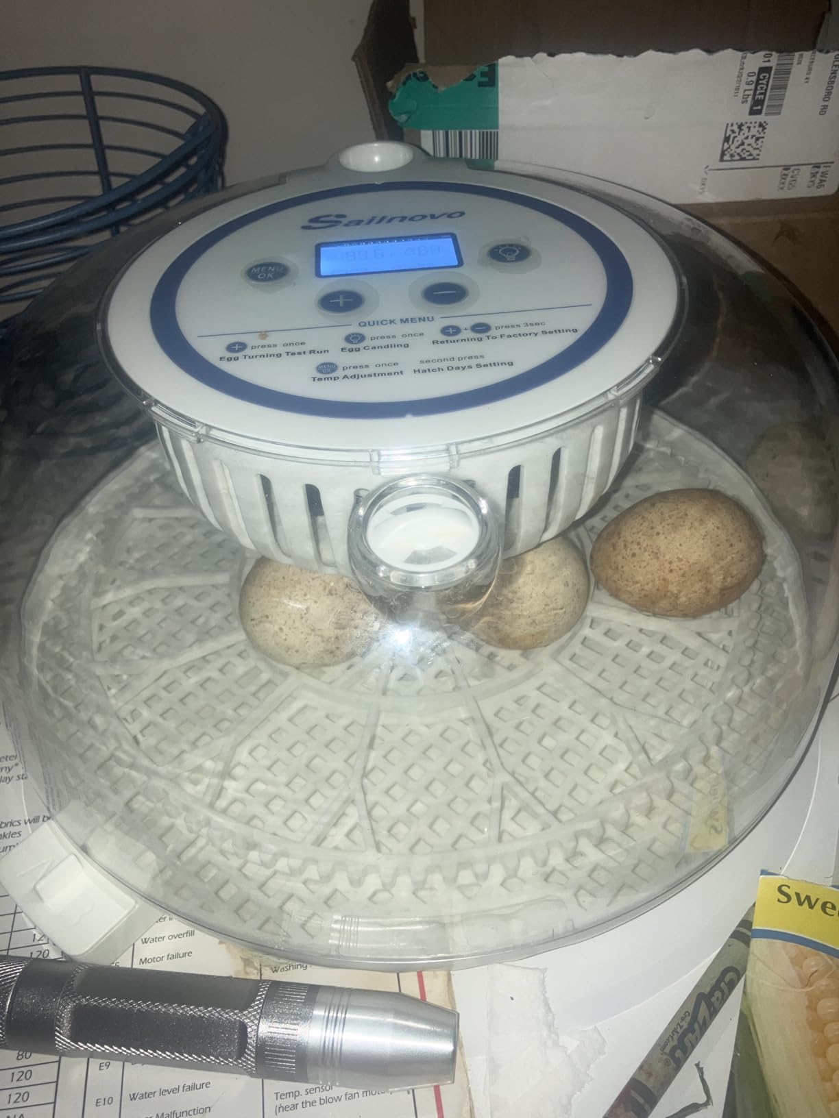 Sailnovo 12 Egg Incubators for Hatching Egg with Auto Humidification customer photo 1