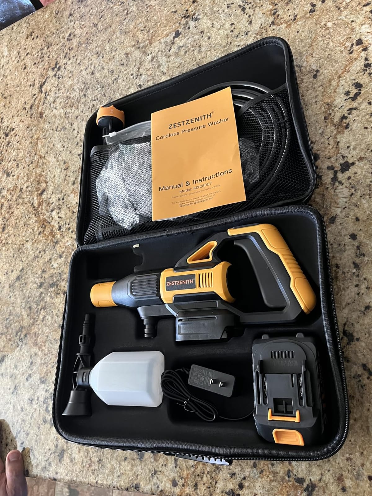 Cordless Pressure Washer Battery Powered, Handheld Cordless Power Washer customer photo 1