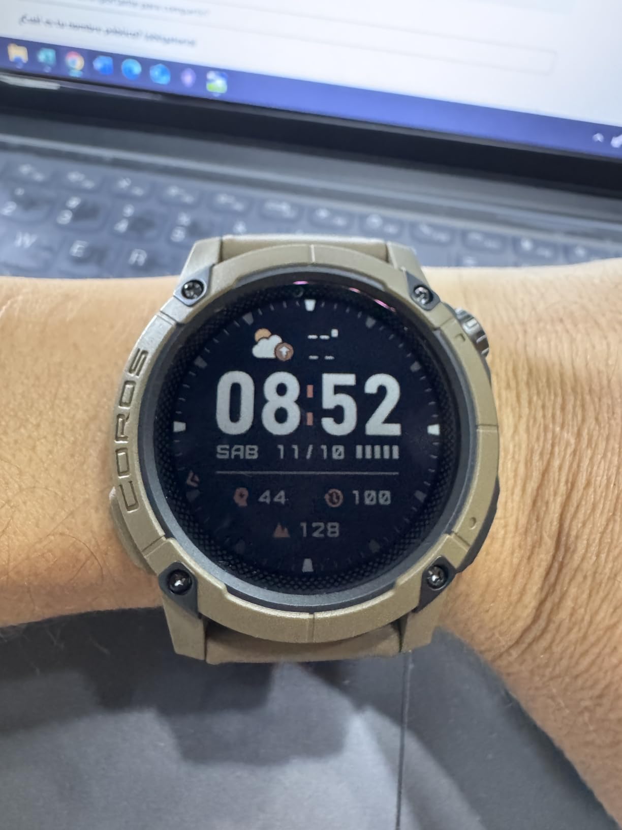 Nomad GPS Outdoor Watch, 22-Day Battery Life, Fishing- Ash | Global Maps with Turn-by-Turn Navigation Voice-Pin Adventure Journal, Fishing Modes with Tides & Catch Logging customer photo 1