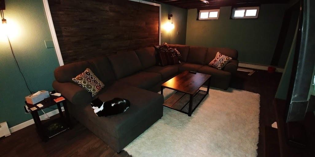 VASAGLE Lift Top Coffee Table with Hidden Storage, Gas Spring | Lift Tabletop Dining Table, Open Storage Shelf, for Living Room, Home Office, Honey Brown, MIRANTA Collection ULCT268KB01S customer photo 2