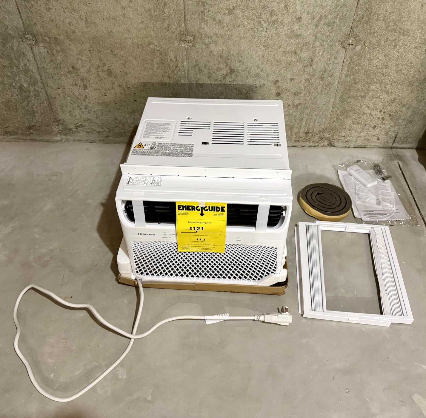 14,000 BTU Window Air Conditioner, Wi-Fi Smart App Control, Quiet, Cooling, Living Bedroom Home, up to 700 Sq. Ft. customer photo 1