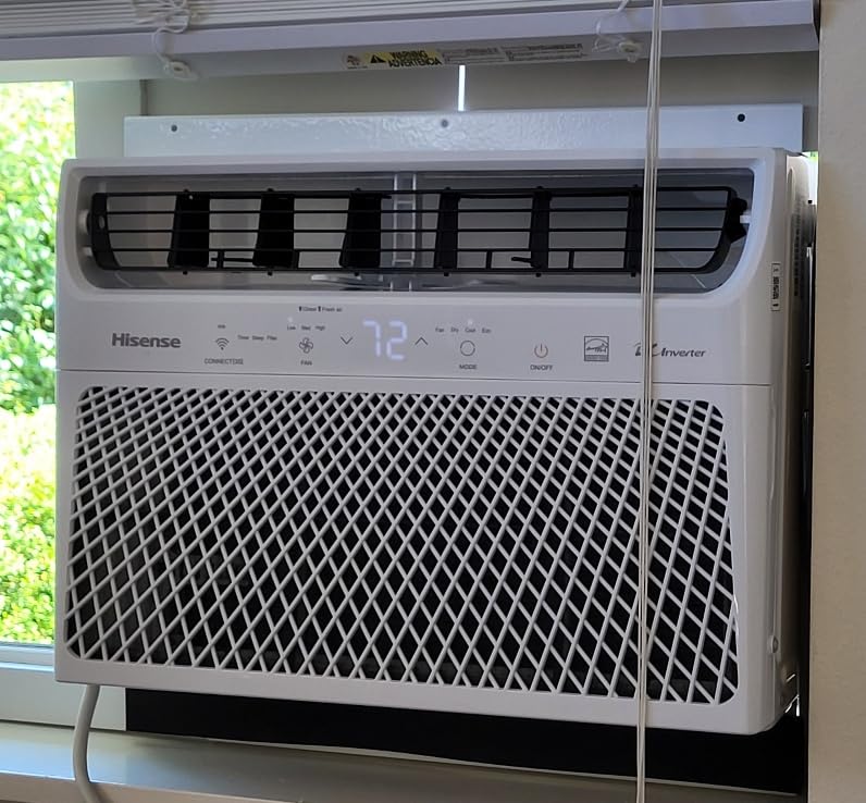 12,000 BTU Inverter Window Air Conditioner, Wi-Fi Smart App Control, Energy Efficient, Quiet, Living Bedroom Home, up to 550 Sq. Ft. customer photo 2