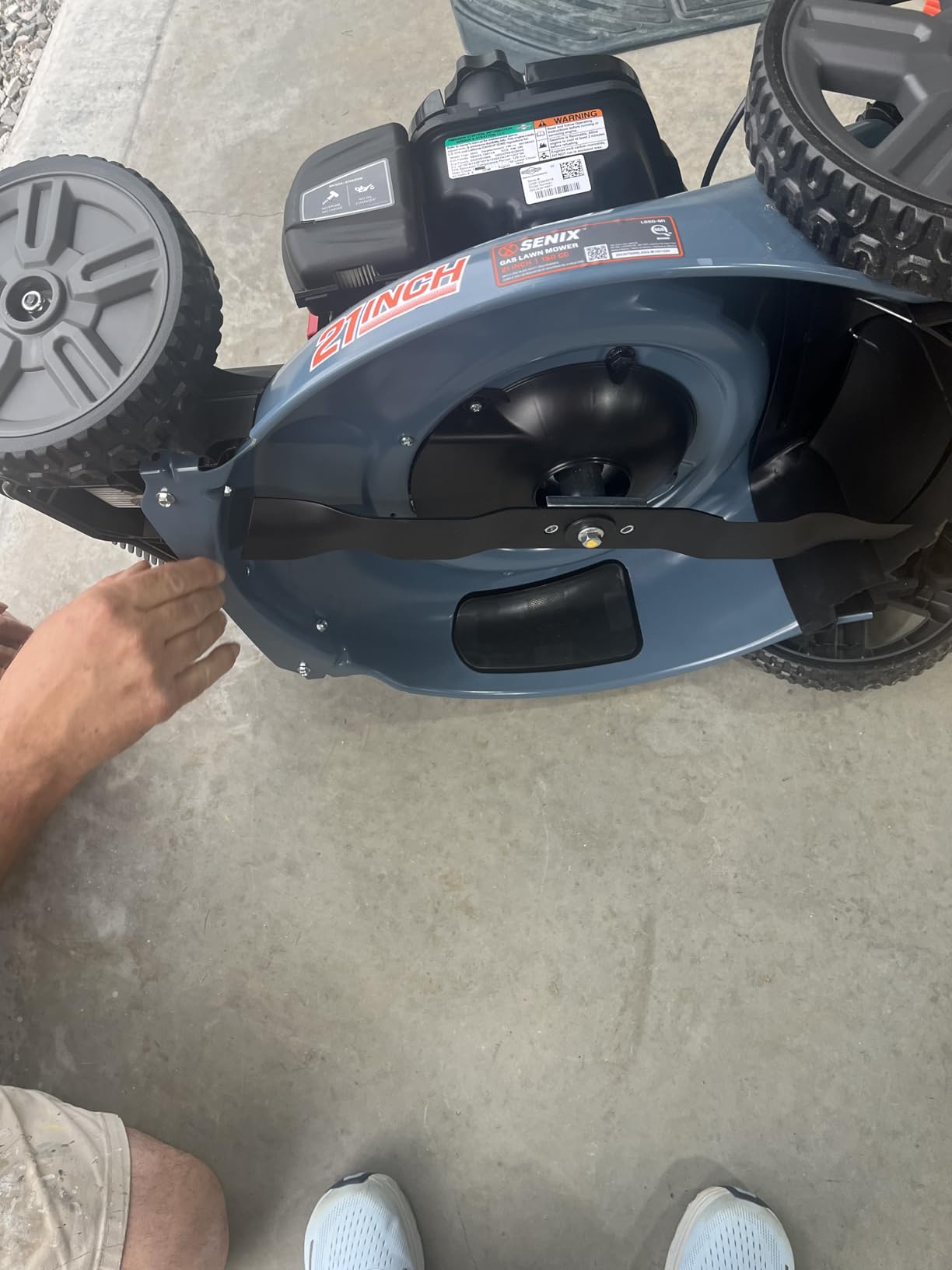 SENIX 21 in Self Propelled Gas Lawn Mower, 170 cc 4-Cycle Mower customer photo 2