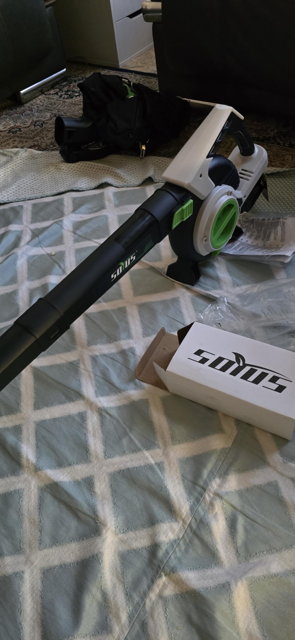 SOYUS 40V Cordless Leaf Blower & Vacuum 3-in-1, Leaf Vacuum for Yard, Lawn customer photo 1