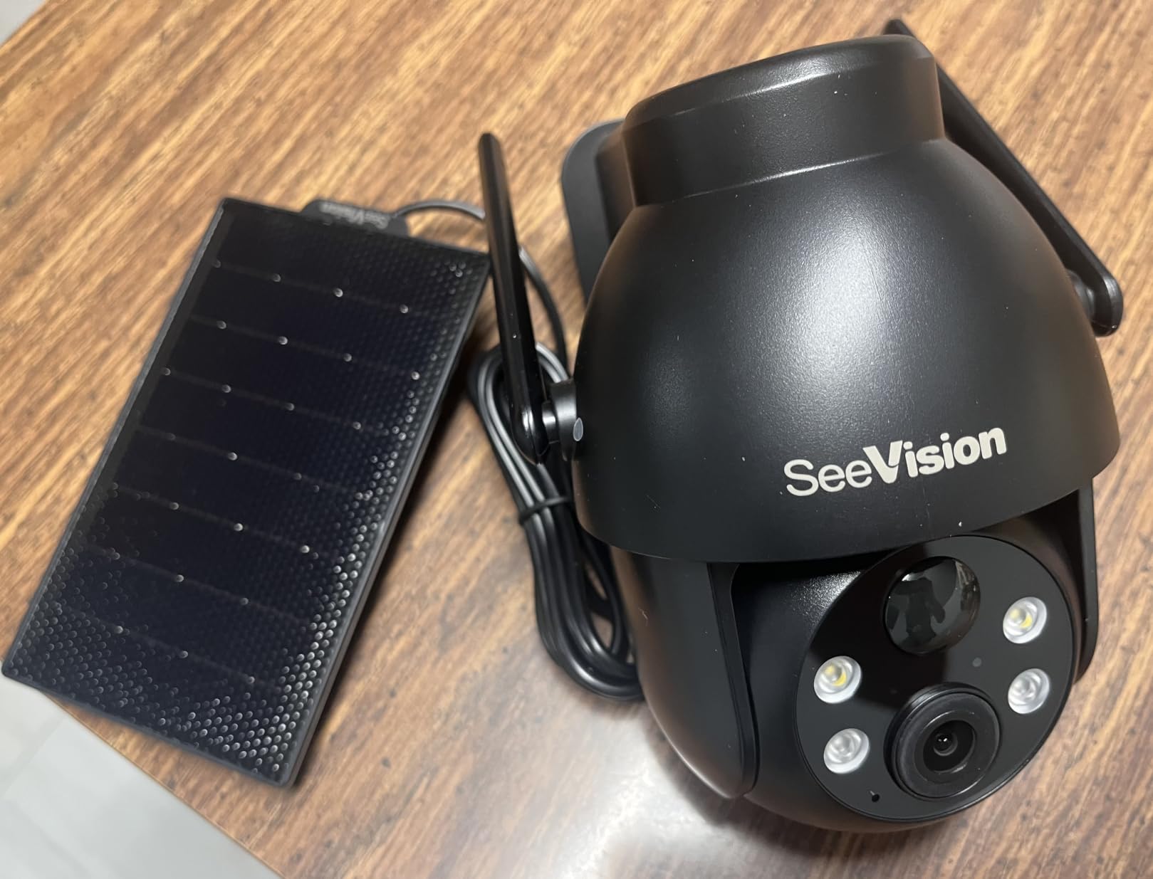 SeeVision 4G LTE Cellular Security Camera, No WiFi with Built in SIM Card, Solar Security Cameras Wireless Outdoor Featuring 3MP 2K HD, PIR Motion Detection, Color Night Vision, 2-Way Talk customer photo 2