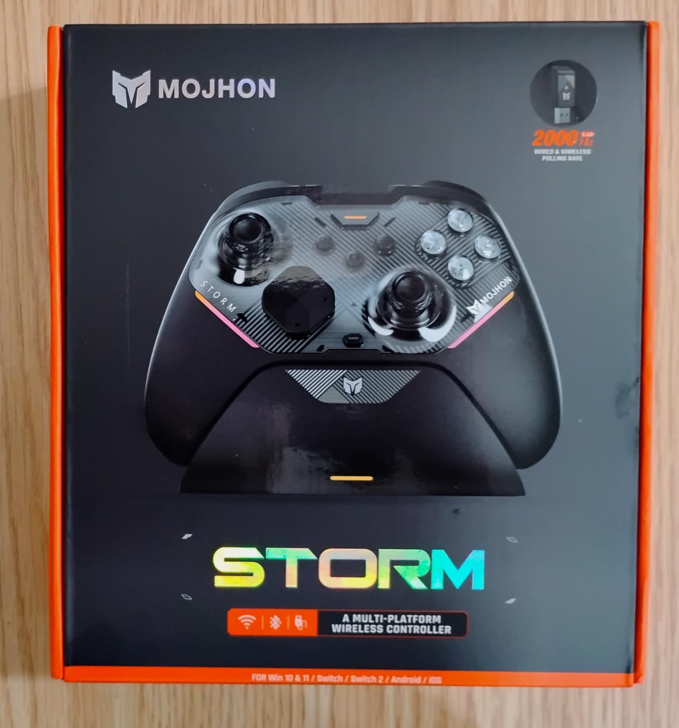 BIGBIG WON Fight Master Leverless Controller for Switch 2/Switch/PC/iOS/Android, All-Button Hitbox Arcade Stick with Bluetooth/2.4G/Wired, Hot-Swappable Fast-Trigger Mechanical Switches, RGB Fight Stick customer photo 2