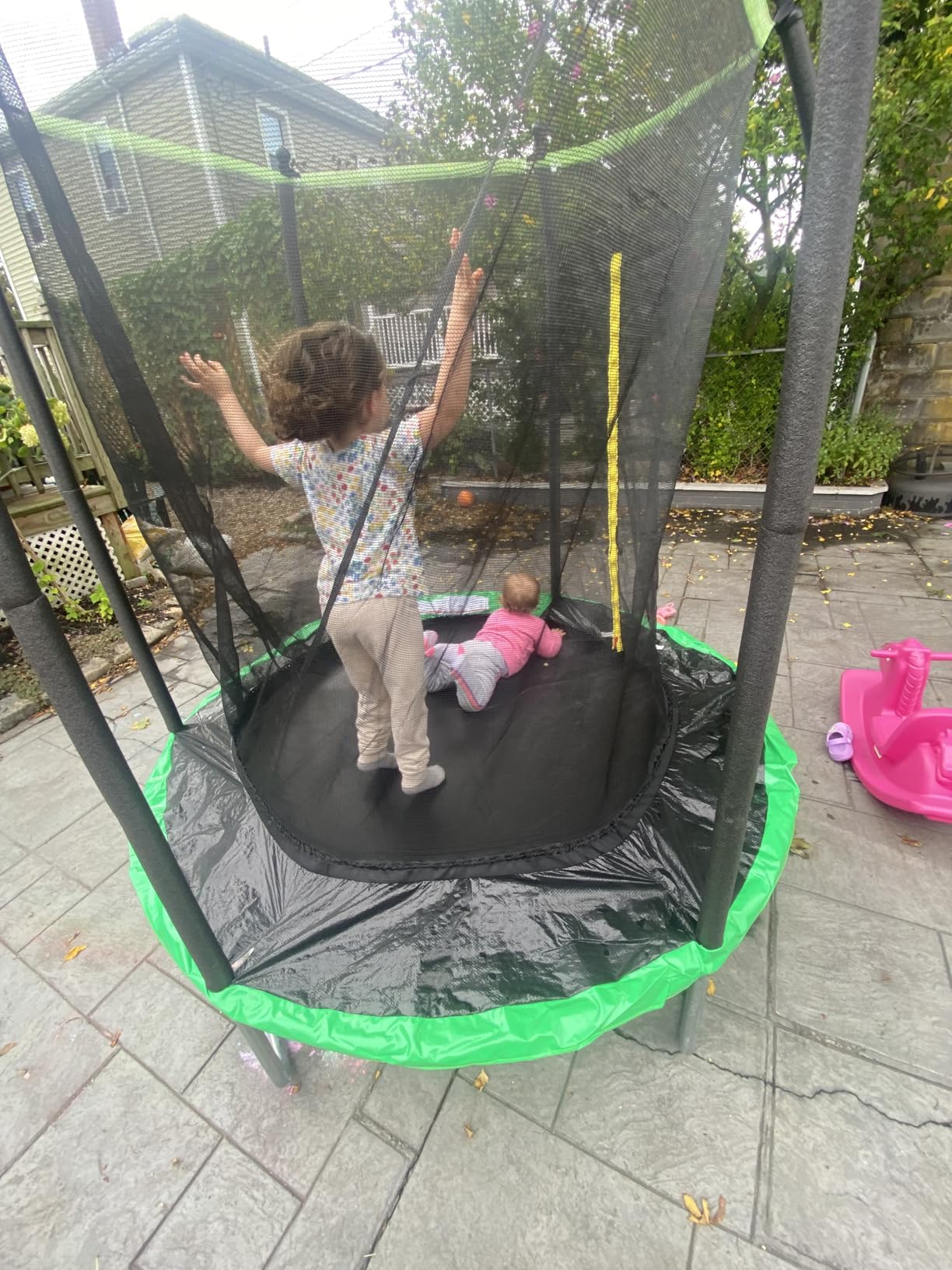 AOTOB 12 FT/14 FT Rectangle Trampoline with Net customer photo 2