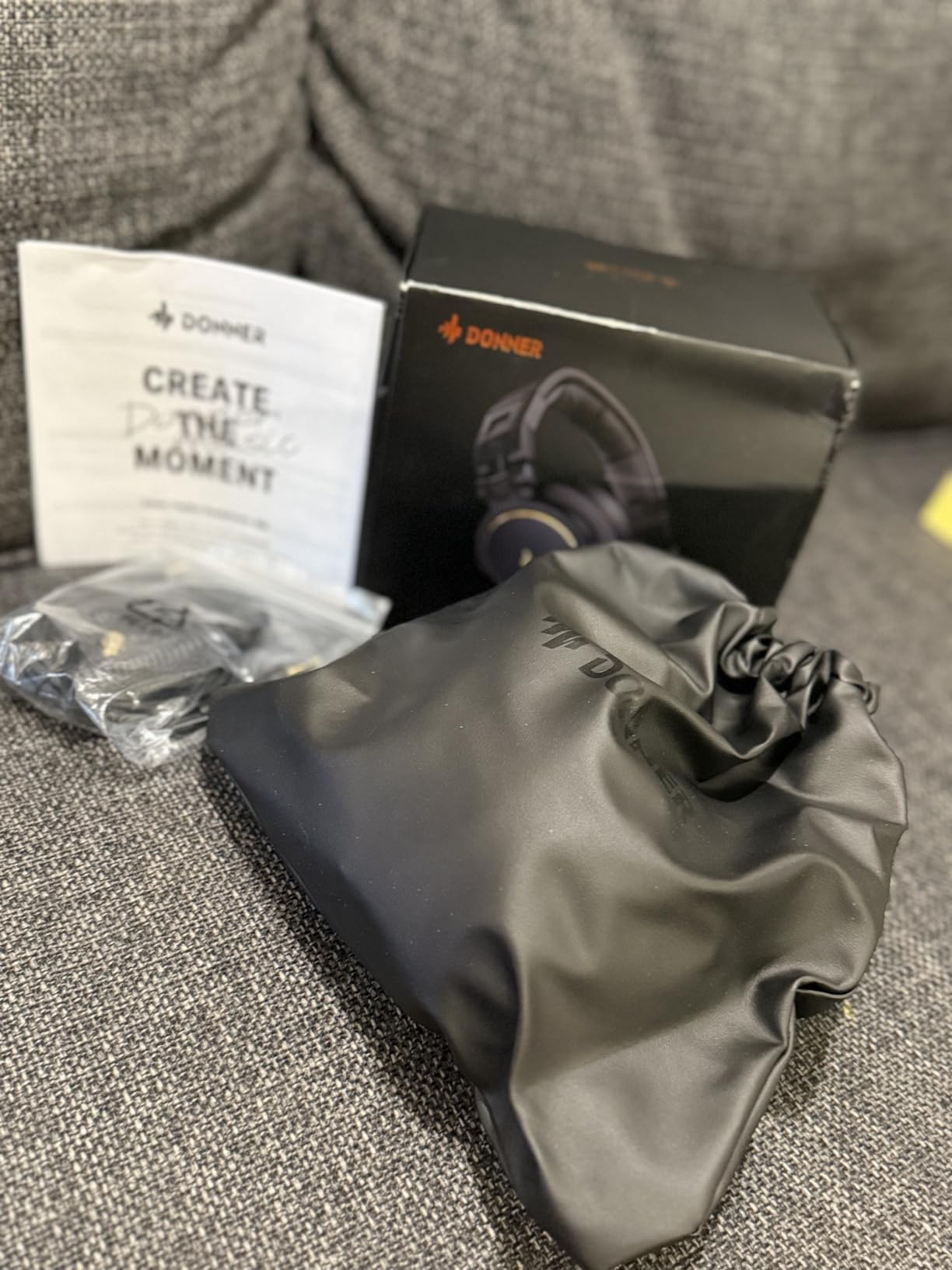 Donner MH1 Monitor Headphones for Electronic Drum Set, Drummer Headphones for Electric Drum Kit customer photo 1