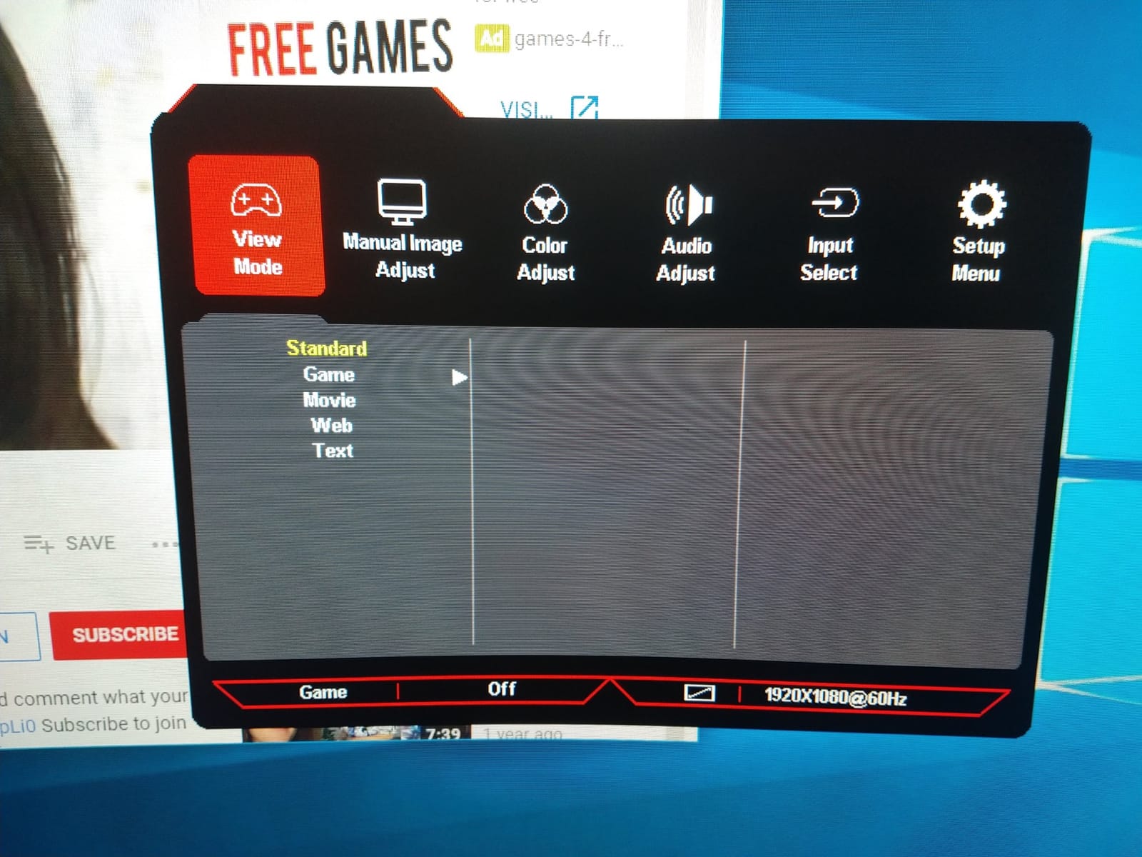 Z-Edge 40 inch Ultrawide Gaming Monitor, WQHD 1440P 144Hz, IPS PC Screen customer photo 2