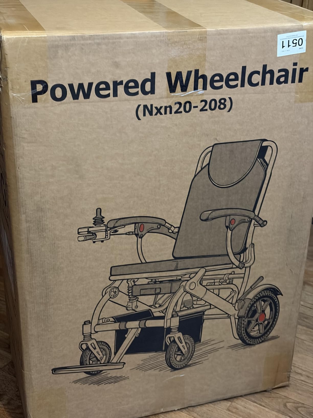 Electric Wheelchairs for Adults Foldable 36LBS Lightweight Frame, Airline Approval, 15 Miles Travel Range& 500W Brushless Motors Power Motorized for Seniors&Max Supports 350 LBS&LED Light-Black Color customer photo 1