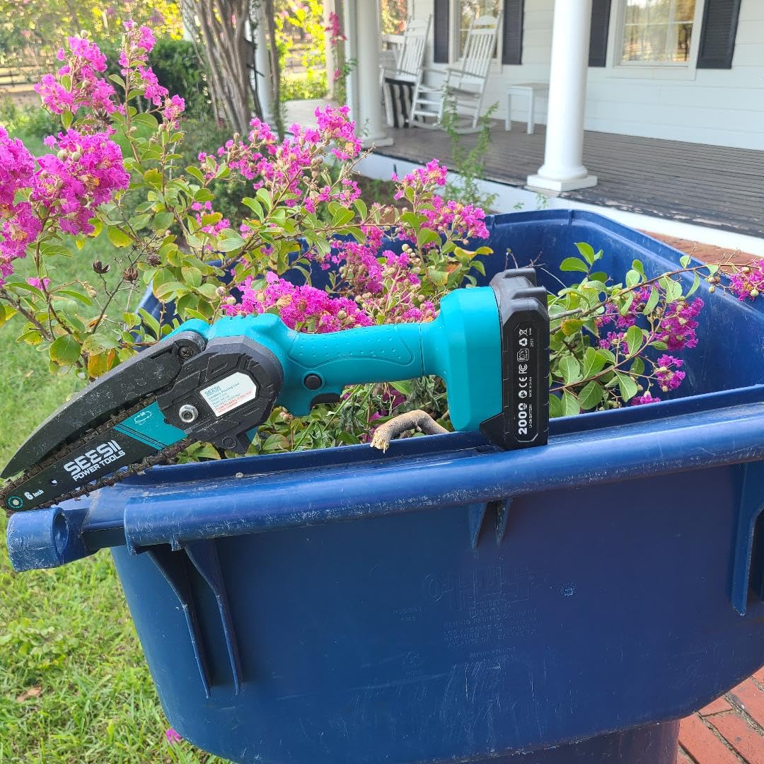 SEESII 40V Electric Chainsaw Cordless 18-Inch with 2 x 5.0Ah Batteries customer photo 1