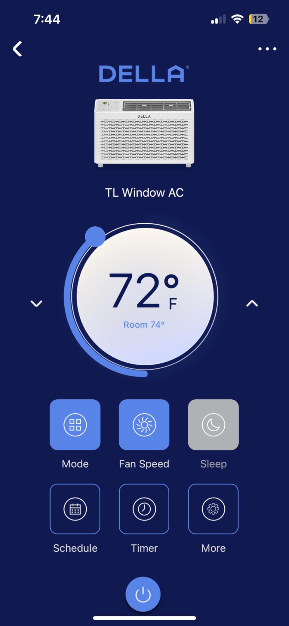 DELLA 6000 BTU AC Unit with Energy Saving Window Air Conditioner, WIFI Smart Controls, GEO Location, Work with Alexa, Cools Up to 250 Sq. Ft, Easy Install, Reusable Filter, Remote, Dehumidifier, Fan customer photo 2