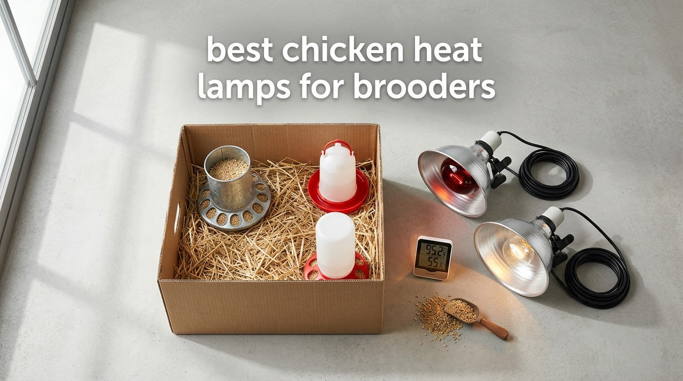 best chicken heat lamps for brooders