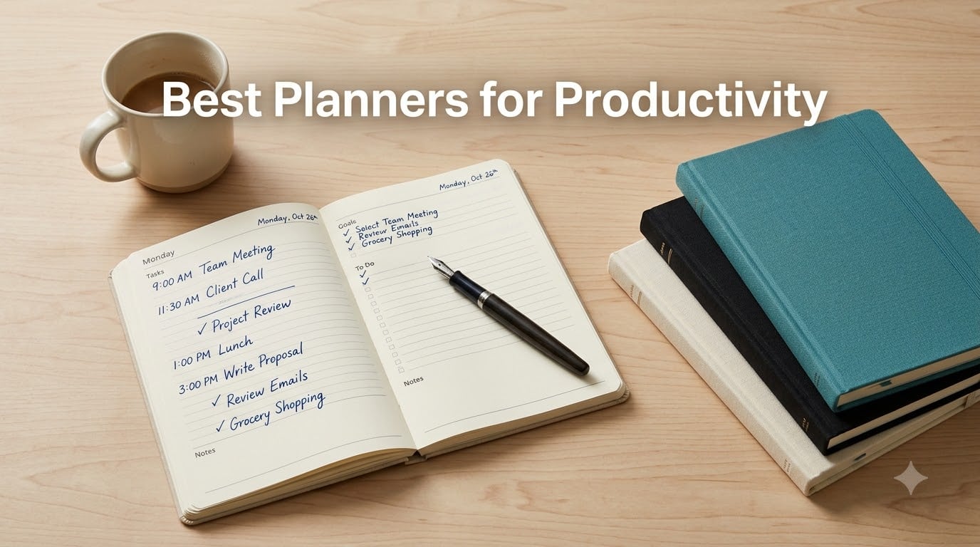 10 Best Planners for Productivity (September 2026) Tested
