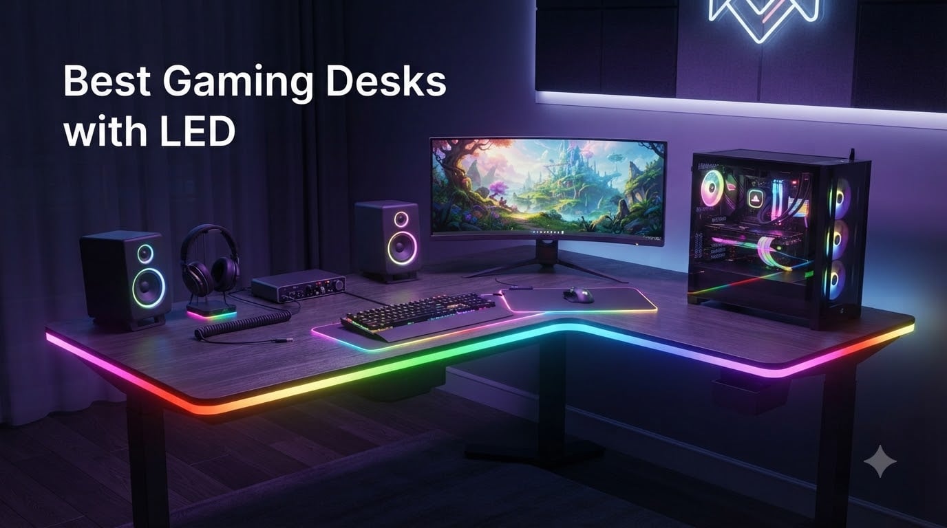 10 Best Gaming Desks with LED (September 2026) Tested and Ranked