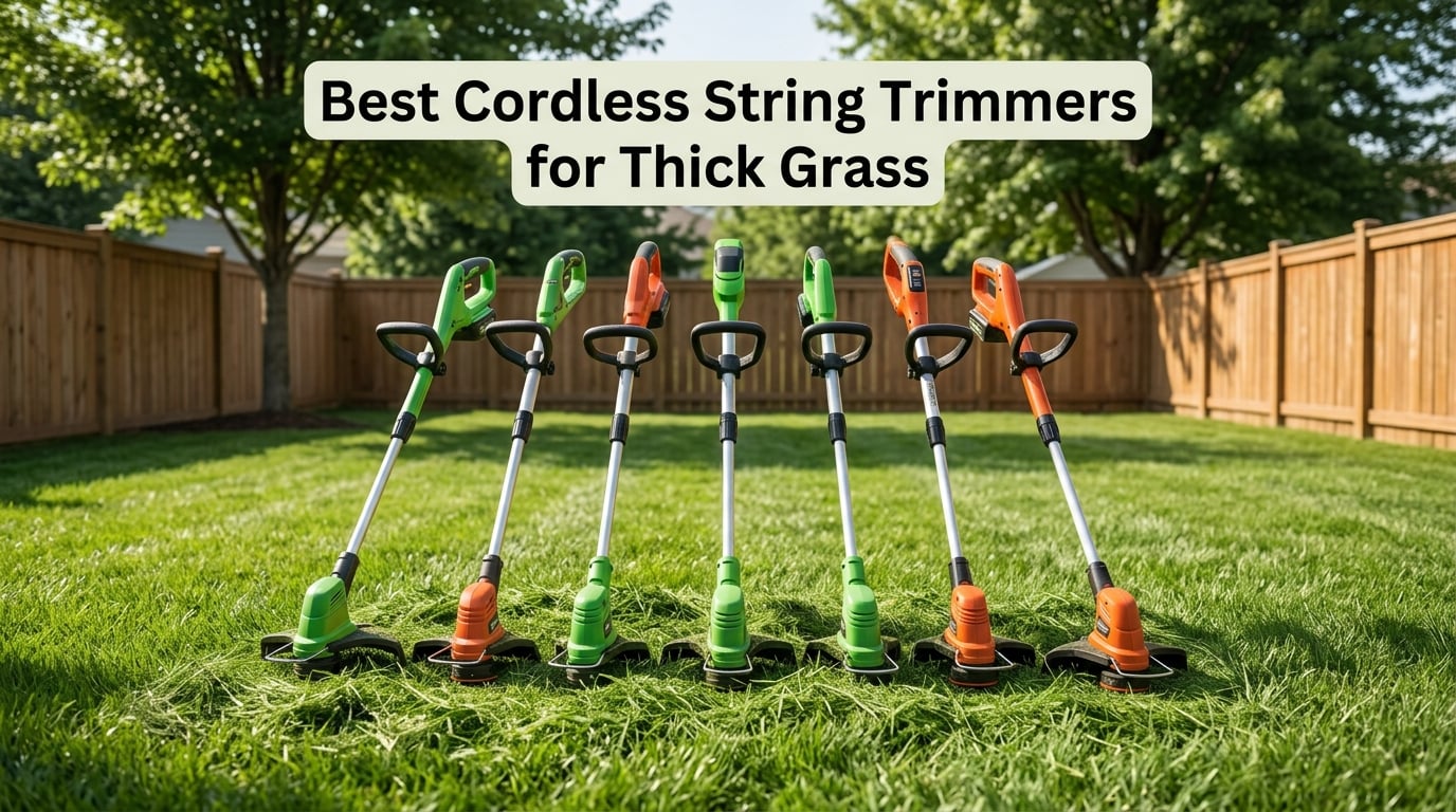 10 Best Cordless String Trimmers for Thick Grass (October 2026)