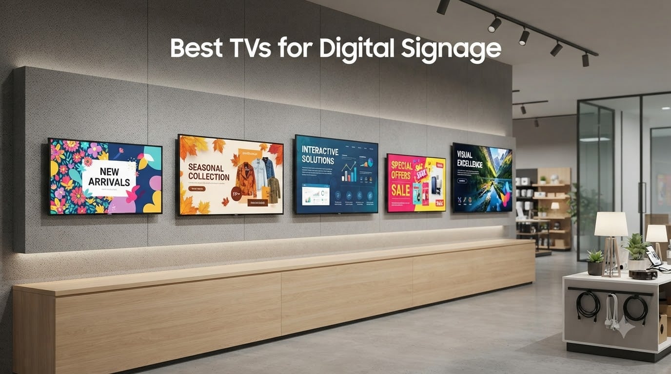 10 Best TVs for Digital Signage (September 2026) Expert Reviews
