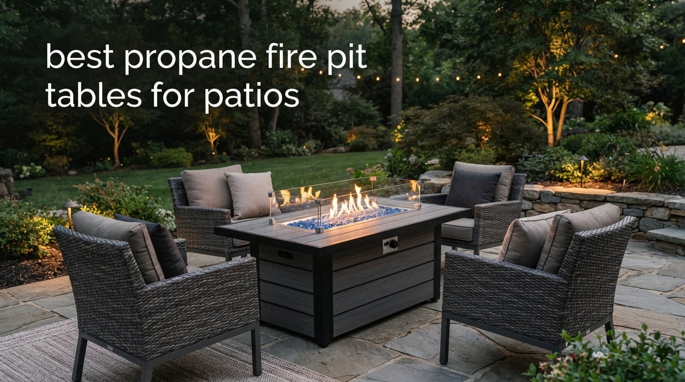 best propane fire pit tables for patios