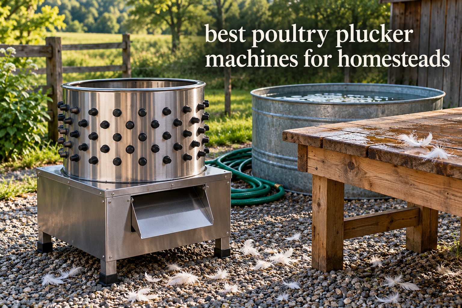 9 Best Poultry Plucker Machines for Homesteads (October 2026)