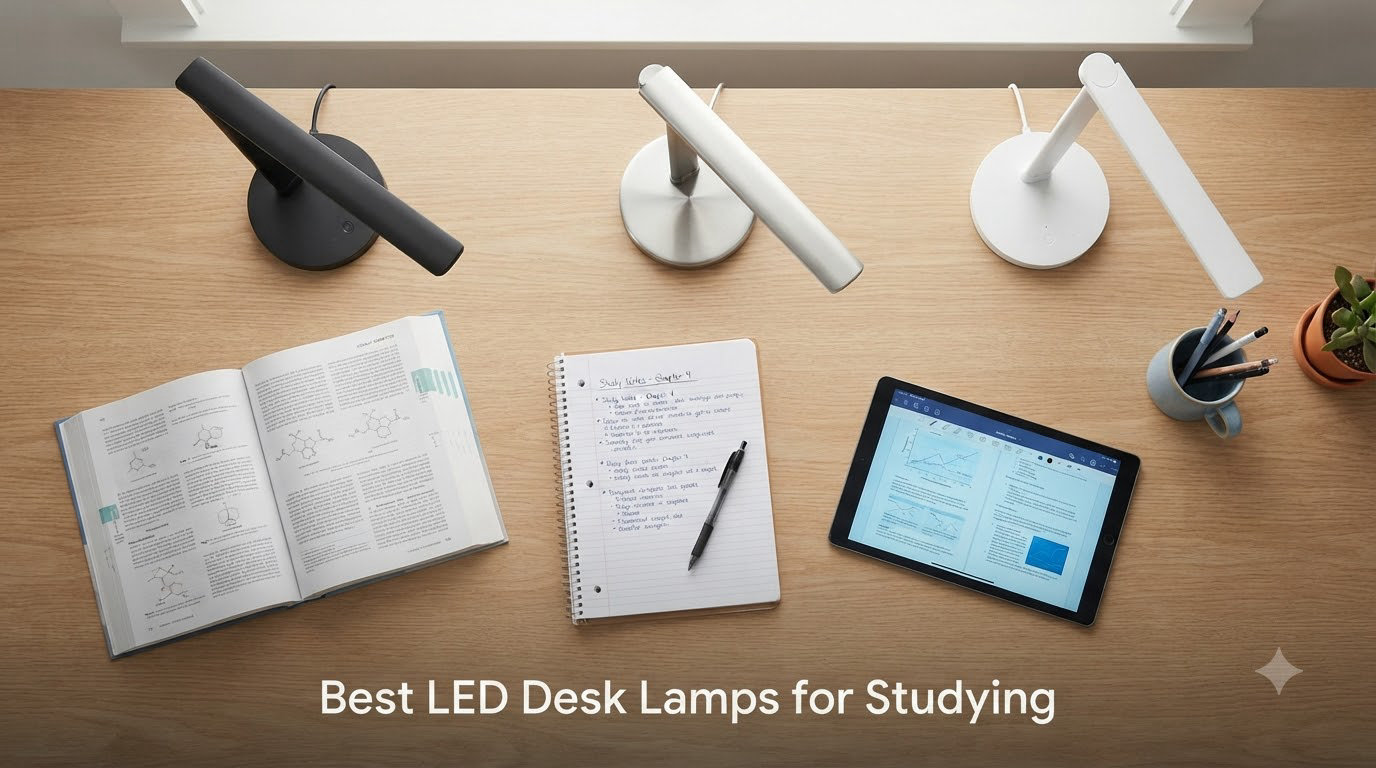 8 Best LED Desk Lamps for Studying (September 2026) Tested Picks