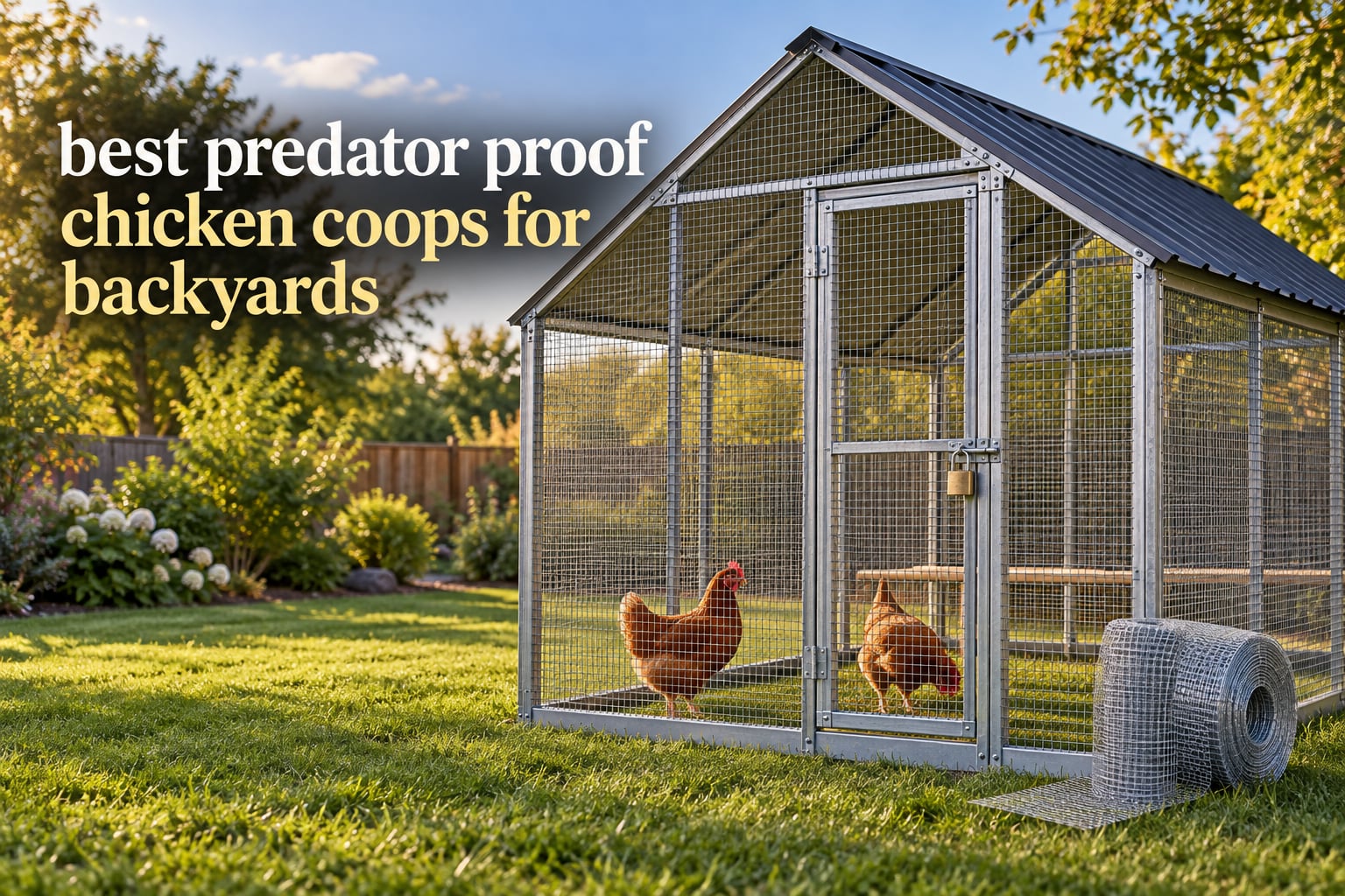 10 Best Predator Proof Chicken Coops for Backyards (October 2026)