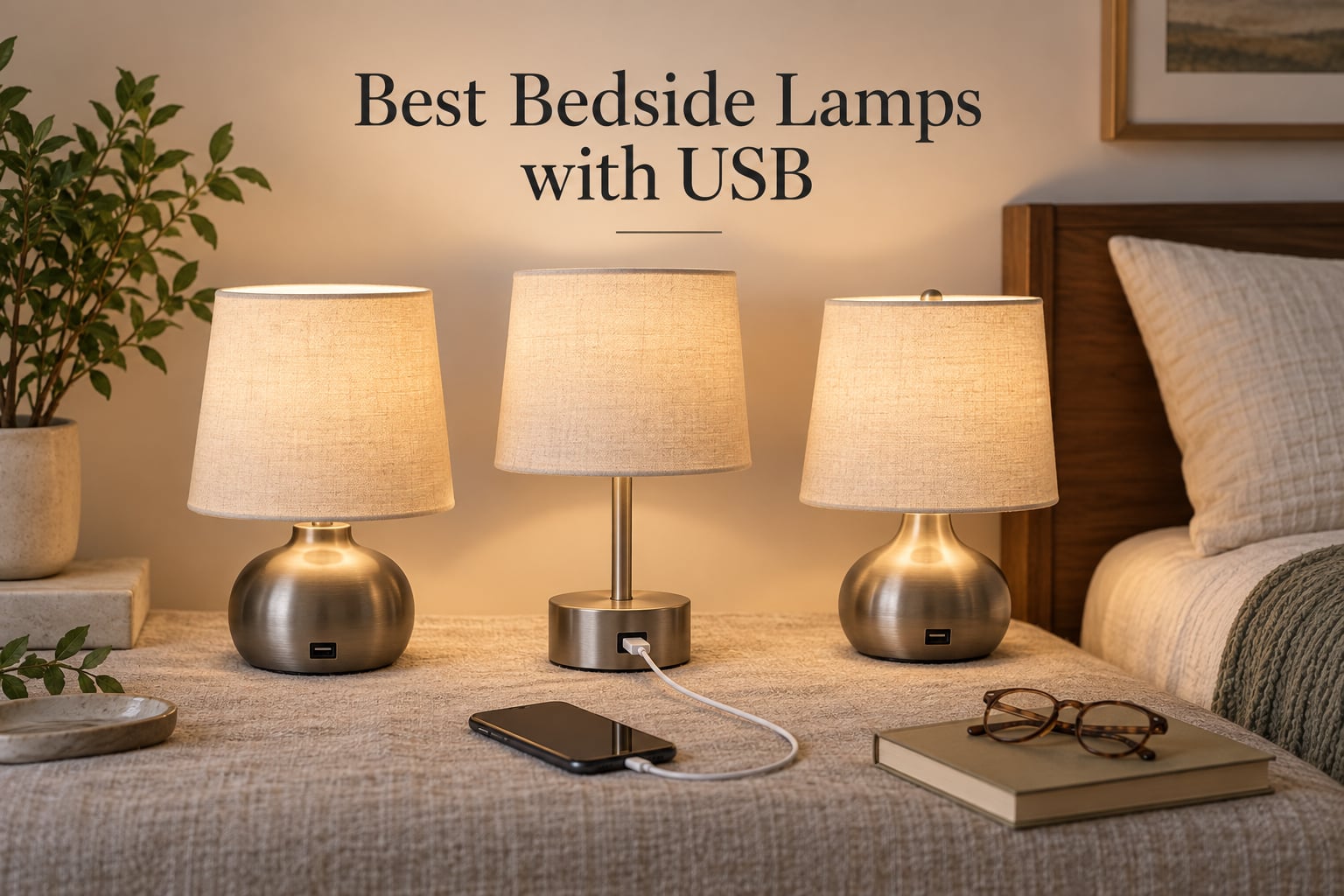 12 Best Bedside Lamps with USB (October 2026)