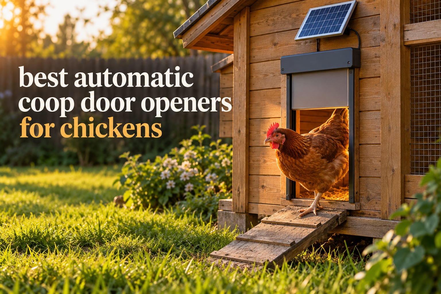 10 Best Automatic Chicken Coop Door Openers (October 2026)