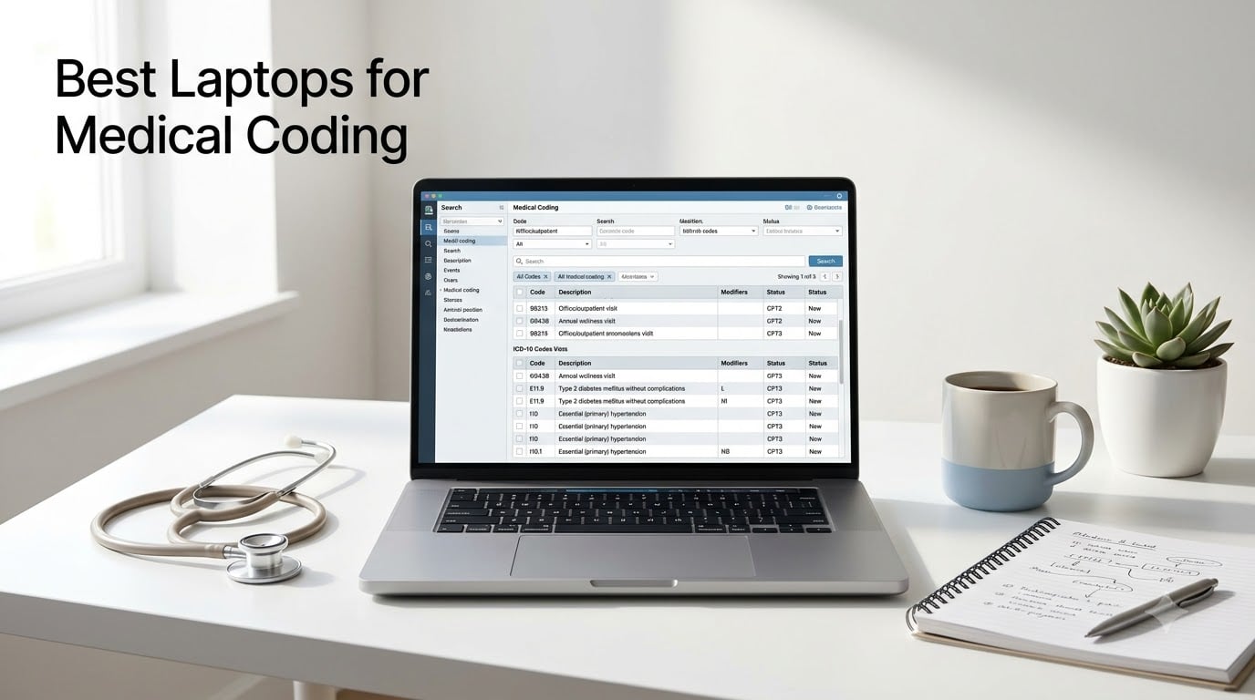 8 Best Laptops for Medical Coding (September 2026) Expert Reviews