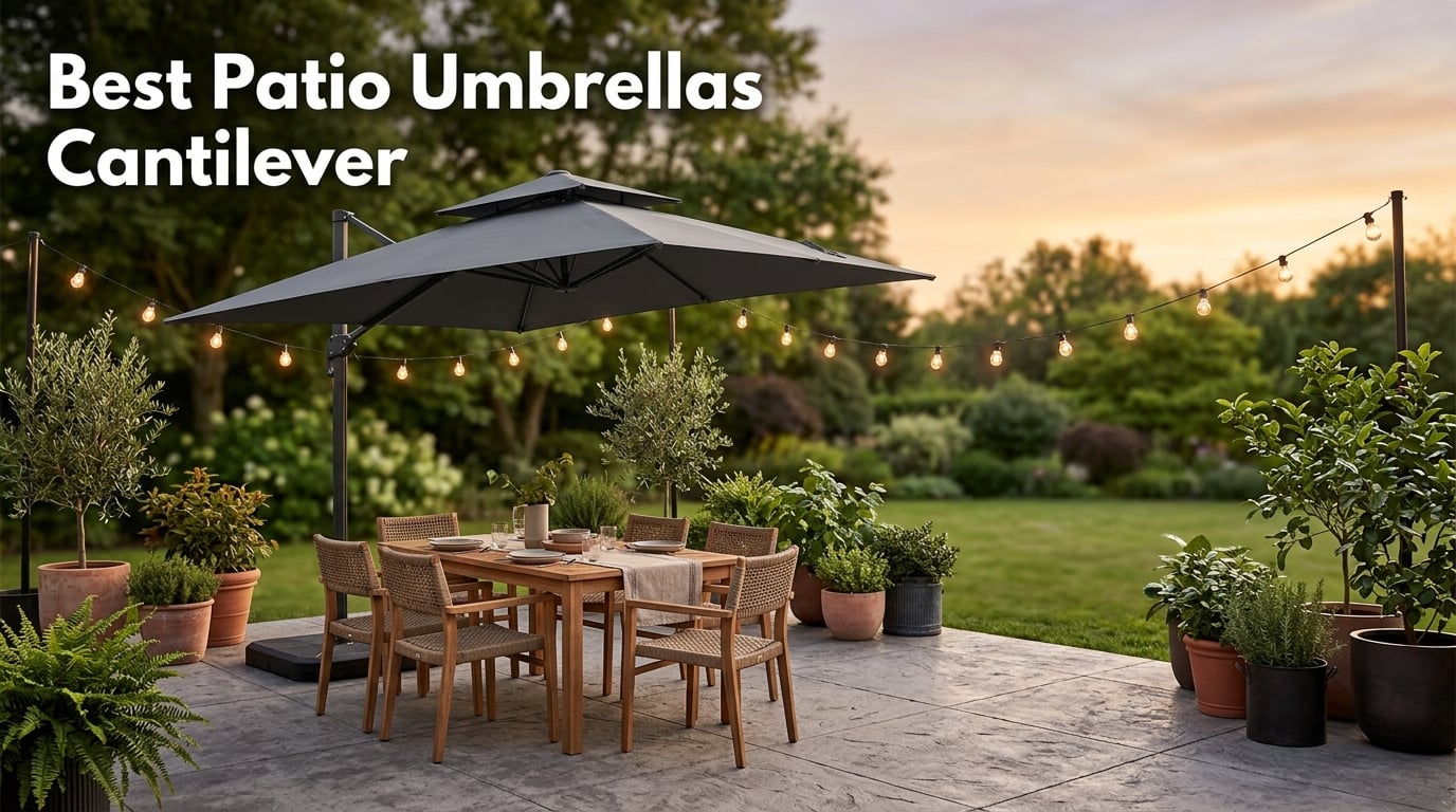 8 Best Cantilever Patio Umbrellas (October 2026) Expert Guide
