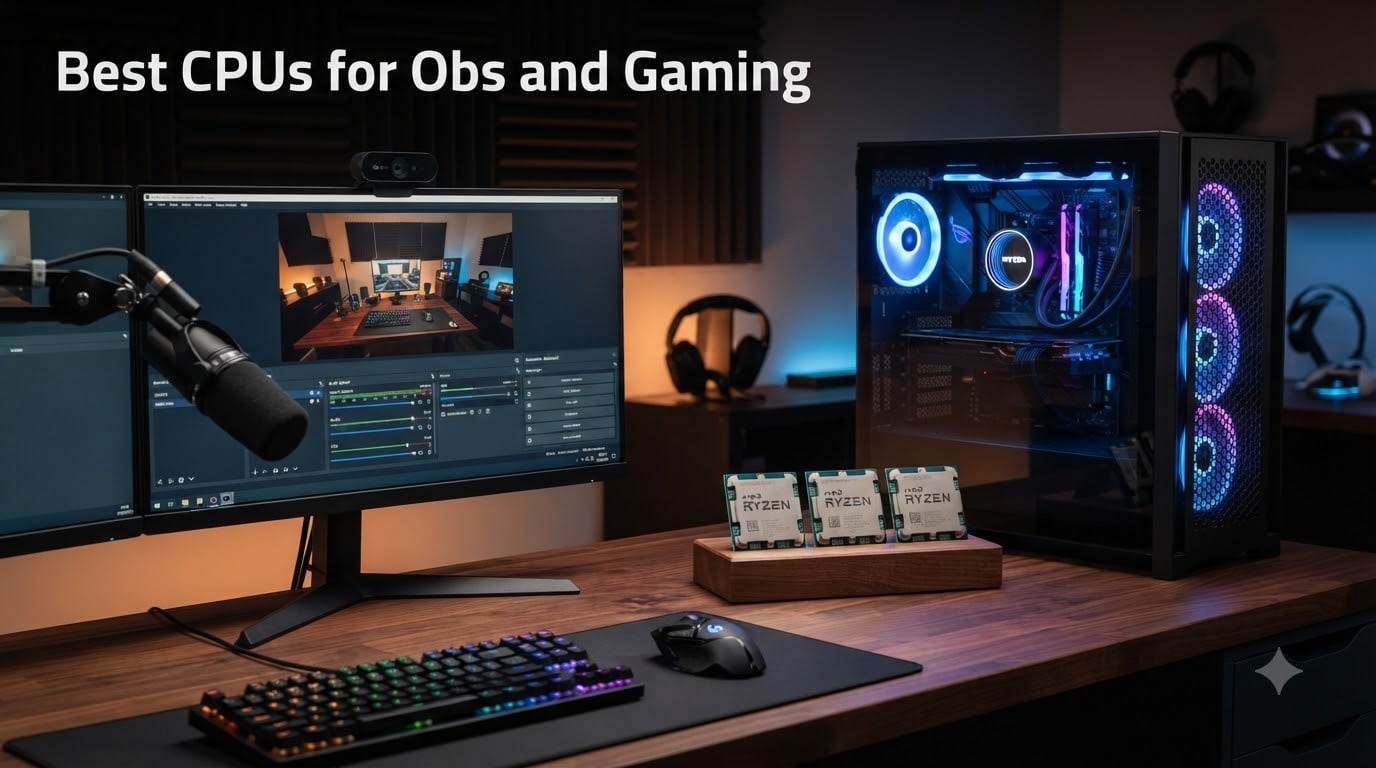 8 Best CPUs for OBS and Gaming (September 2026) Tested and Ranked