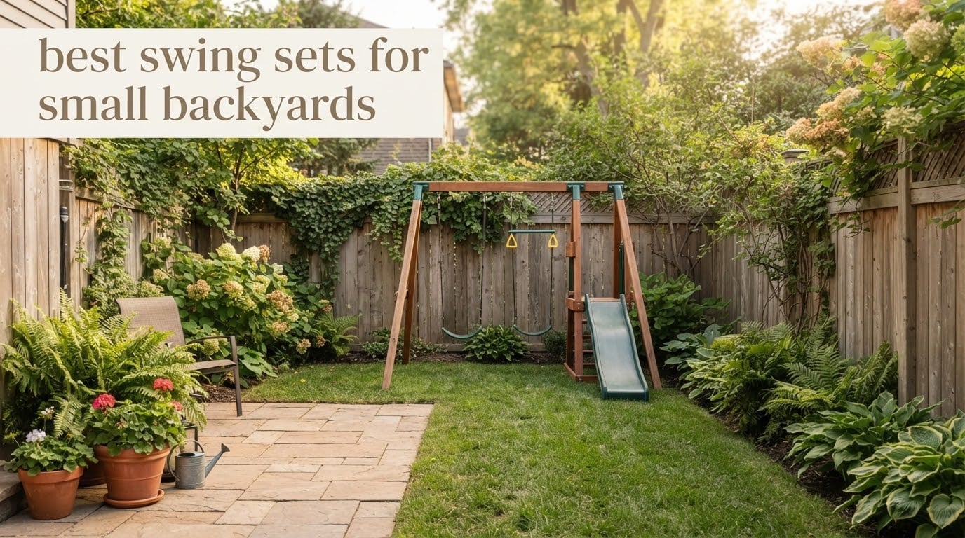12 Best Swing Sets for Small Backyards (October 2026)