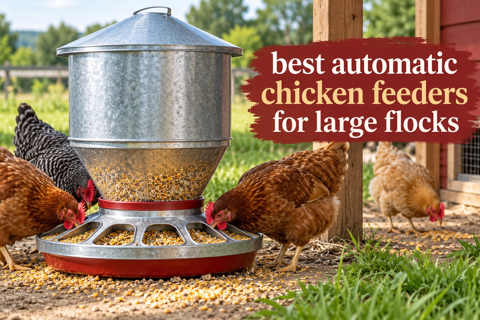 10 Best Automatic Chicken Feeders for Large Flocks (October 2026)