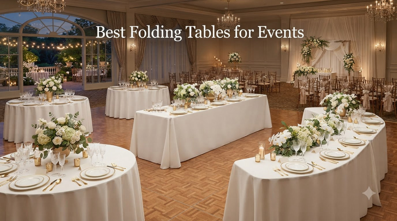 6 Best Folding Tables for Events (September 2026) Tested and Ranked