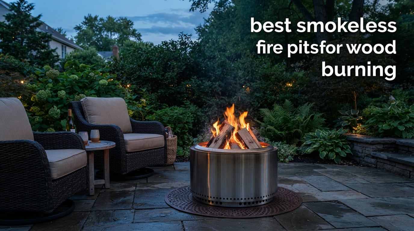 best smokeless fire pits for wood burning