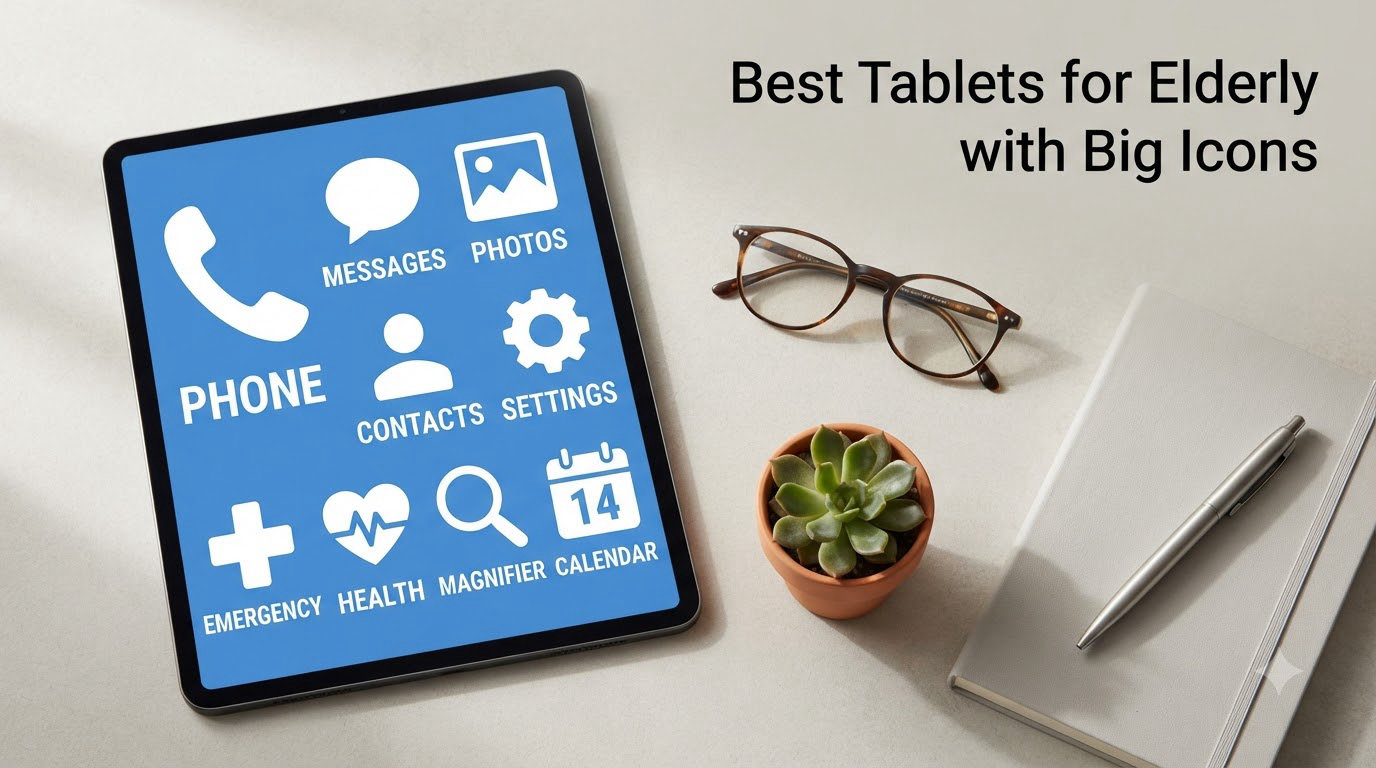8 Best Tablets for Elderly with Big Icons (September 2026)