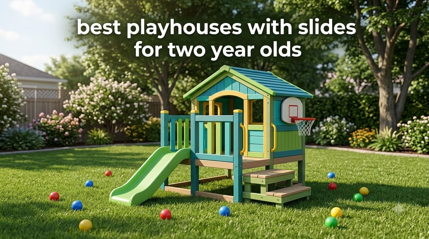 8 Best Playhouses With Slides for Two Year Olds (October 2026)