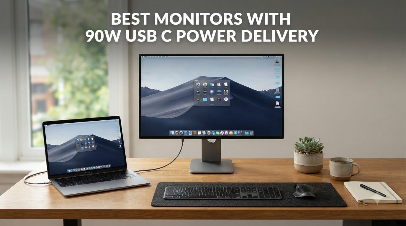 Best Monitors with 90W USB-C Power Delivery (September 2026)