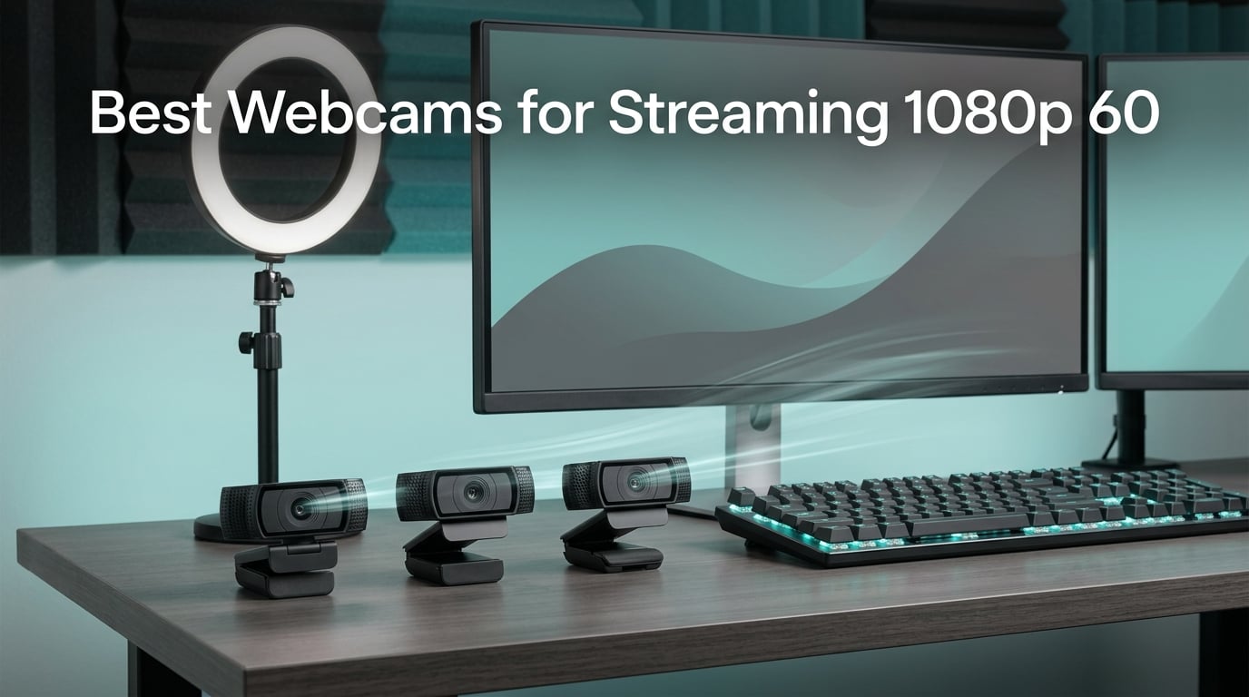8 Best Webcams for Streaming 1080p 60 (September 2026) Tested Picks