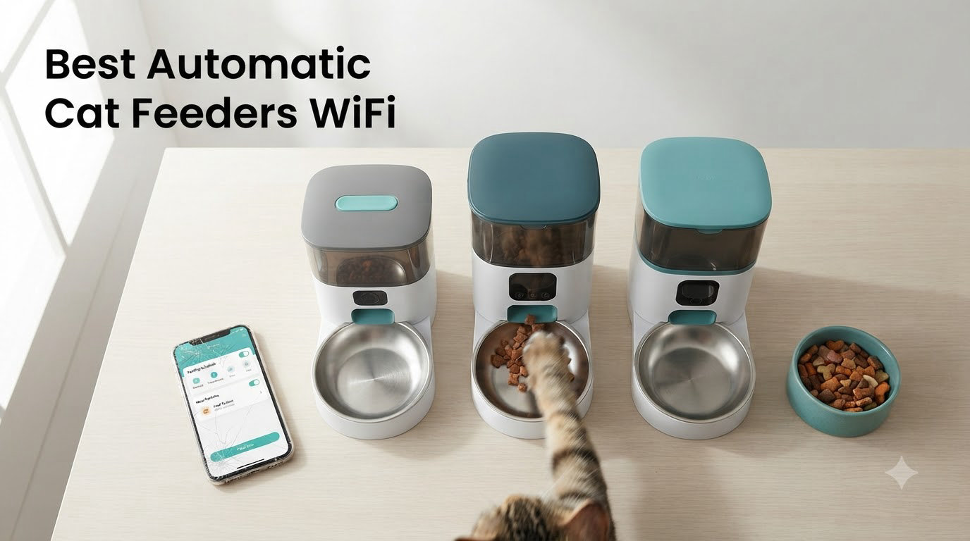 8 Best Automatic Cat Feeders WiFi (September 2026) Expert Tested