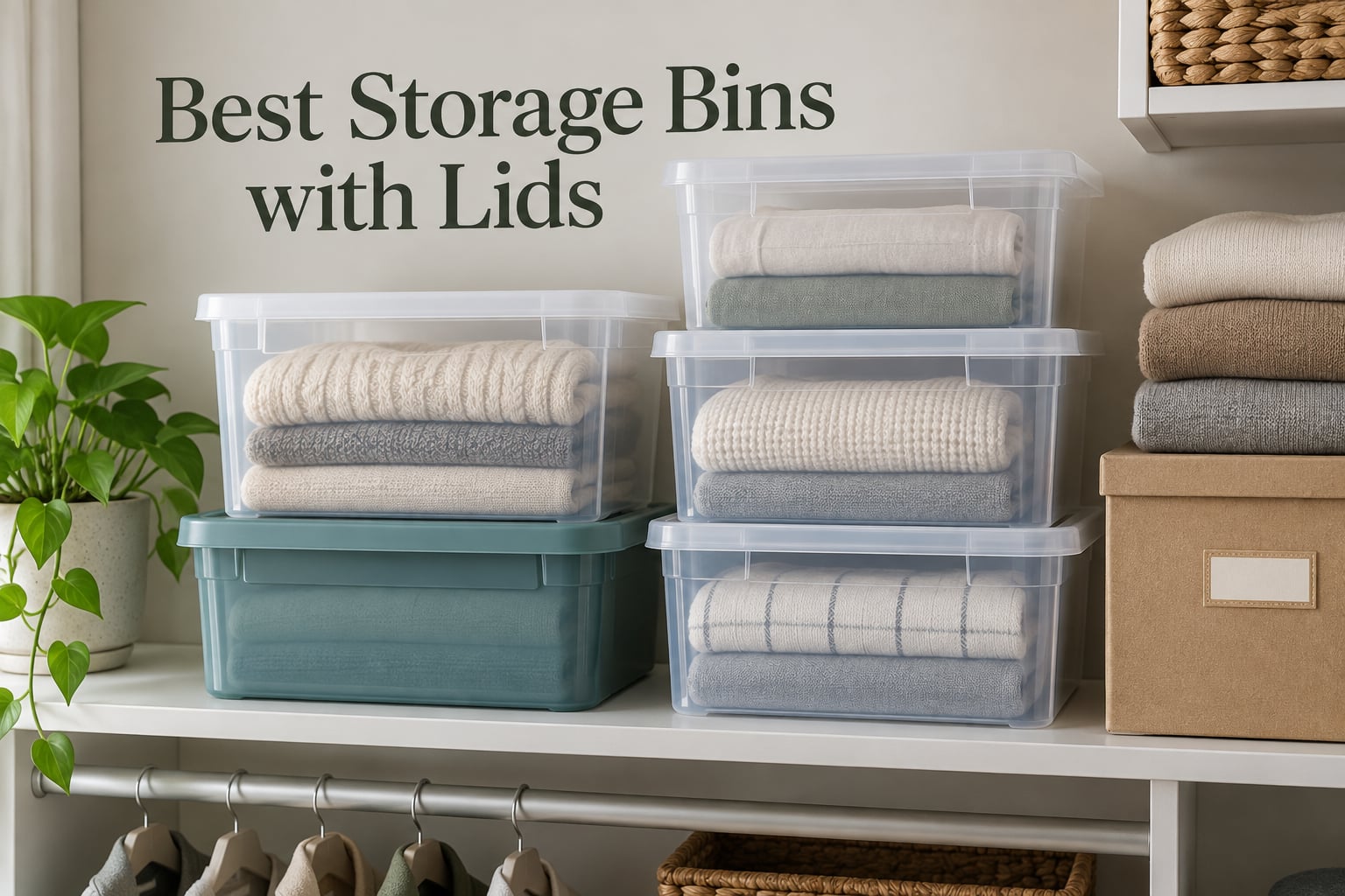 10 Best Storage Bins with Lids (October 2026) Reviewed