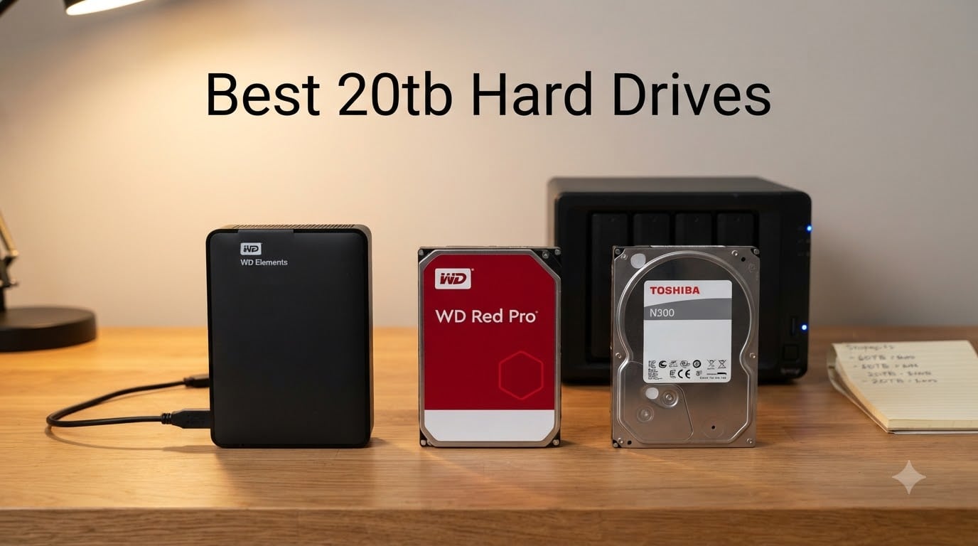 8 Best 20TB Hard Drives (September 2026) Tested and Ranked