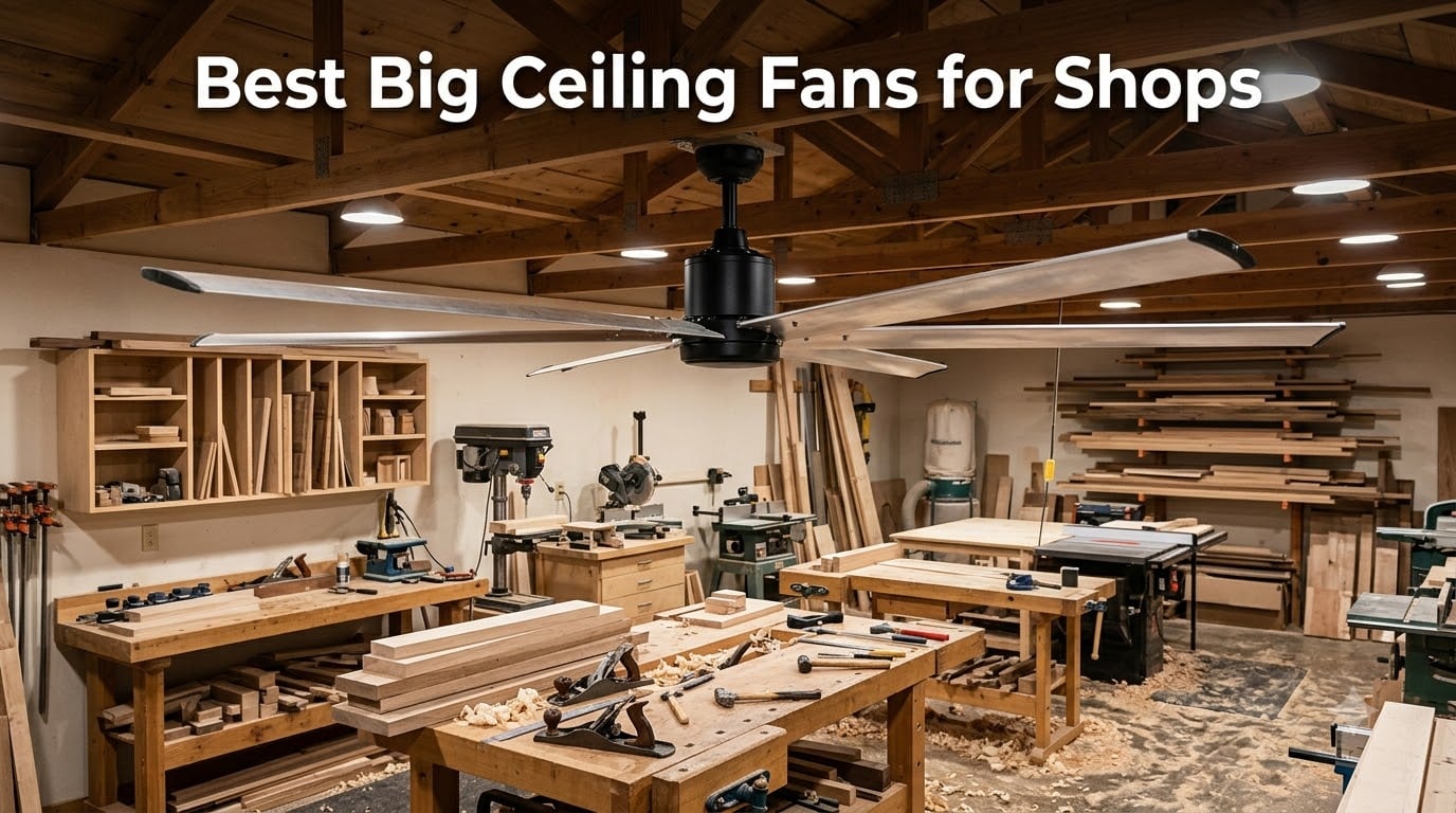 8 Best Big Ceiling Fans for Shops (September 2026) Tested & Compared