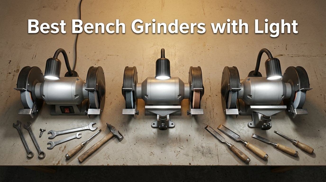 7 Best Bench Grinder with Light (September 2026) Tested