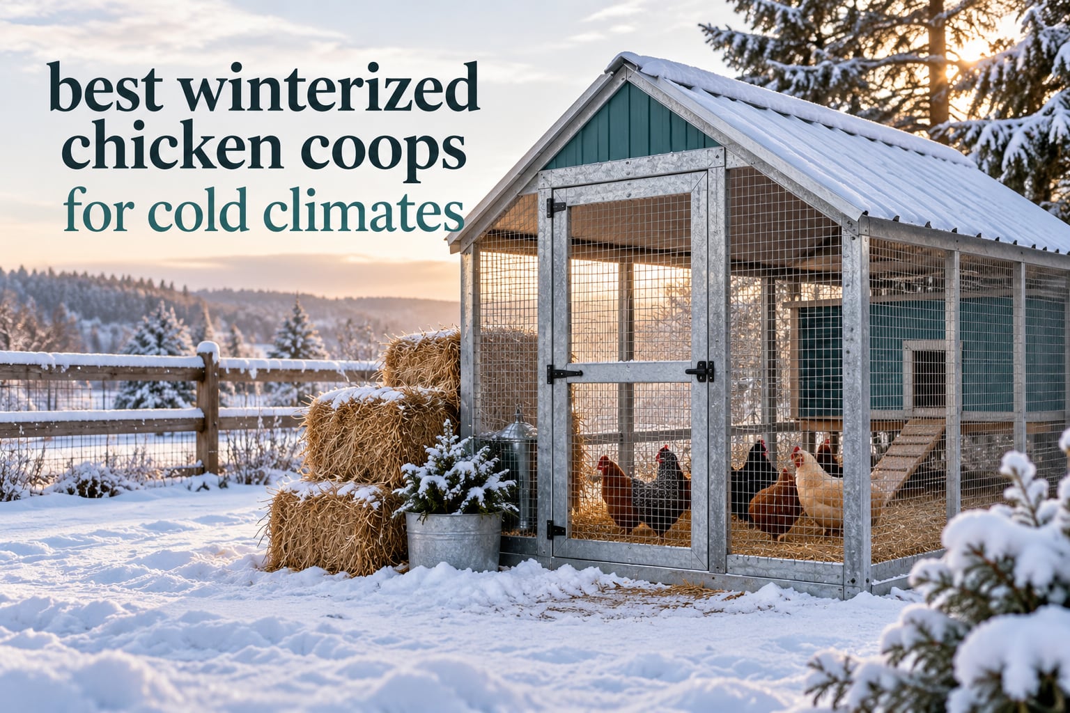 10 Best Winterized Chicken Coops (October 2026) for Cold Climates