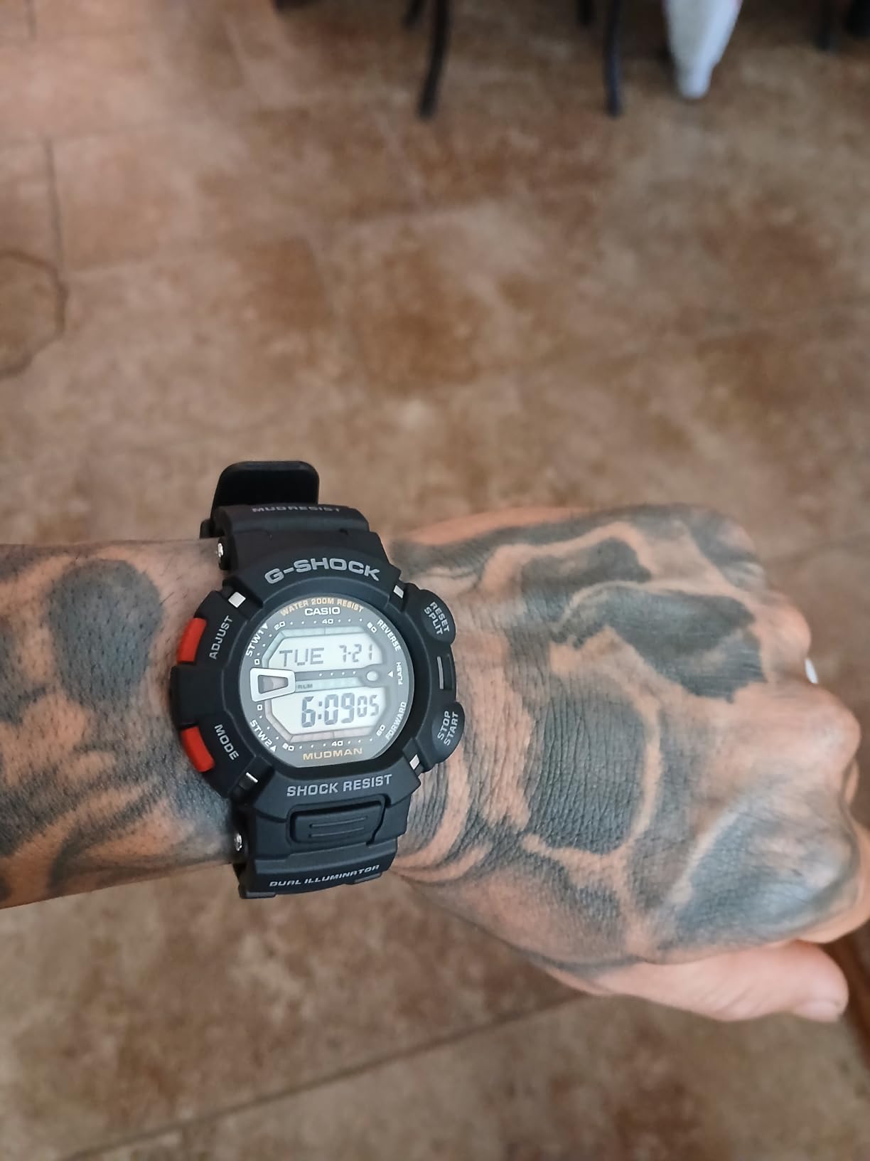 Casio G-Shock Mudman Super Dual Illuminator Men's Quartz 52mm Digital Watch G9000-1V customer photo 1