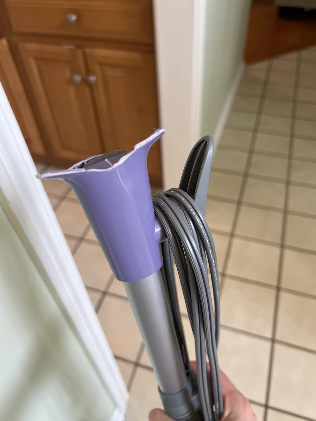 Shark Steam Pocket Mop with 2 Washable Double-sided Pads, Purple, S3501 customer photo 1